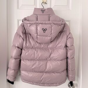 TNA SUPER PUFF, original fit, hi-gloss mauve, size XXS